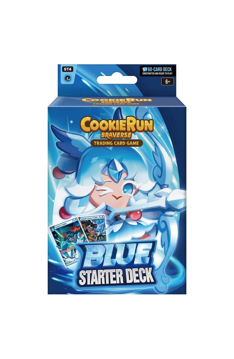 DevSisters CookieRun Braverse Trading Card Game, Starter Deck Blue, Flexible Game Play, Main, color, Multicolored