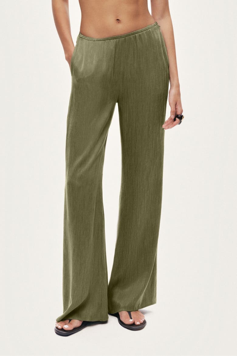 Relaxed Straight-Leg Pants, Main, color, Khaki