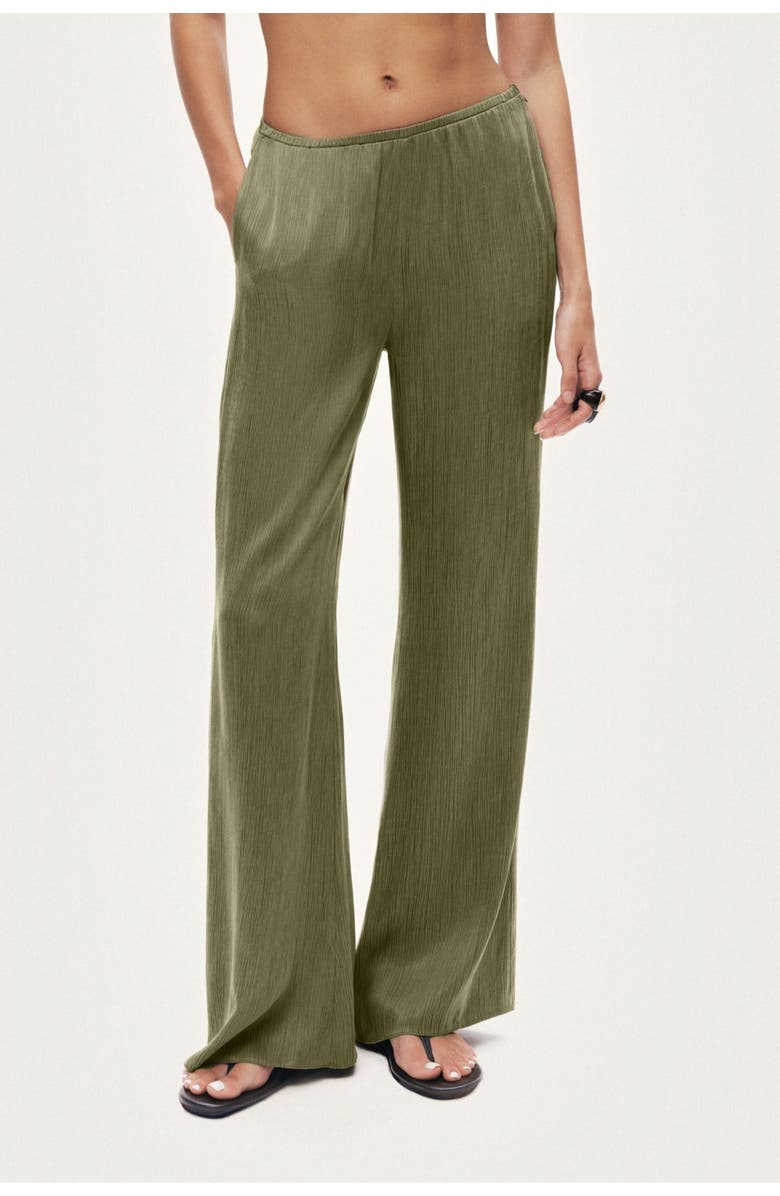 Nocturne Relaxed Straight-Leg Pants, Main, color, Khaki