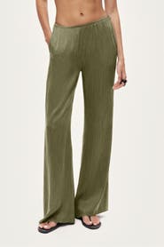 Nocturne Relaxed Straight-Leg Pants