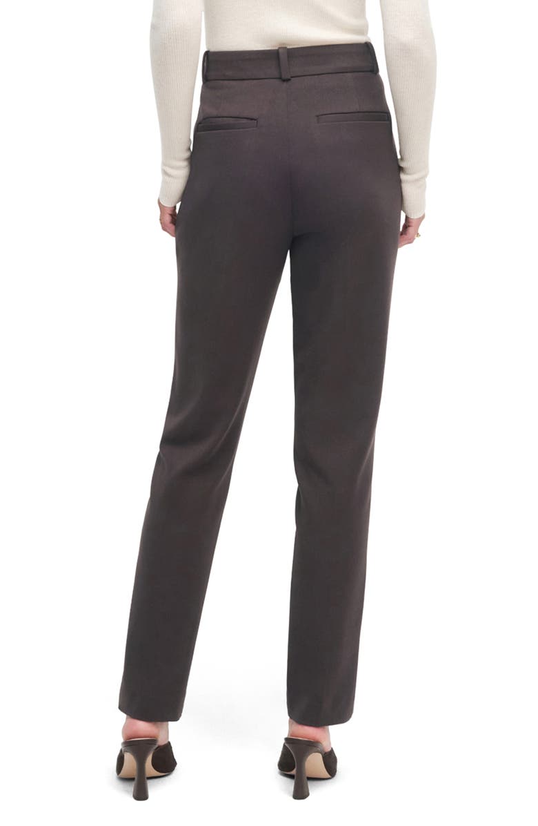 Favorite Daughter The Split Decision Slim Fit Pants, Alternate, color, Coffee