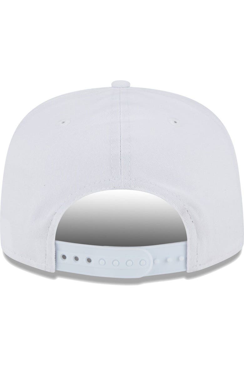 Men's New Era White New York Yankees Golfer Tee 9FIFTY Snapback Hat, Alternate, color, White