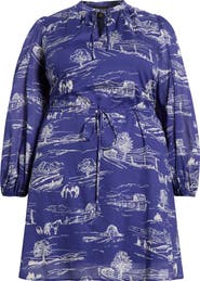 SUGARLIPS Avon Town Viany Long Sleeve Dress