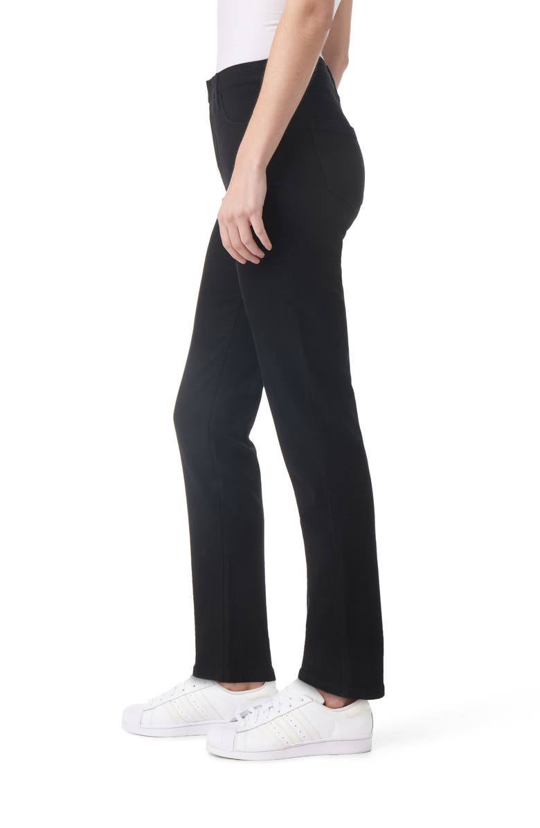 CURVE APPEAL Tummy Tucking High Rise Comfort Waist Straight Leg Jeans, Alternate, color, 