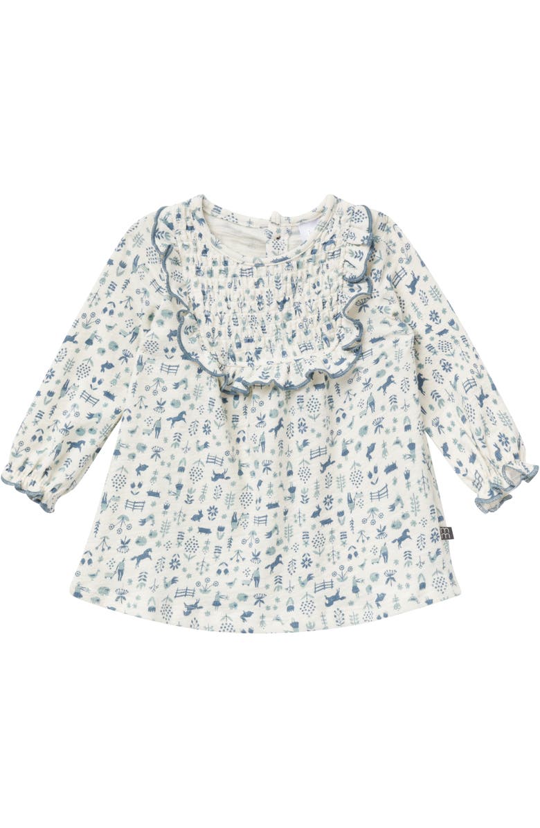 Modern Moments<sup>™</sup> by Gerber Ruffle Dress and Tights Set, Alternate, color, Petit Blue Country