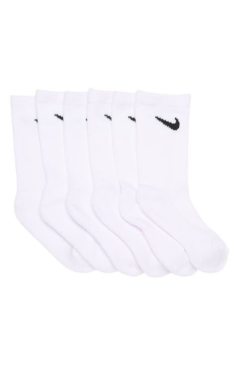 Mesh Cushioned Crew Socks - Pack of 6 (Toddler)