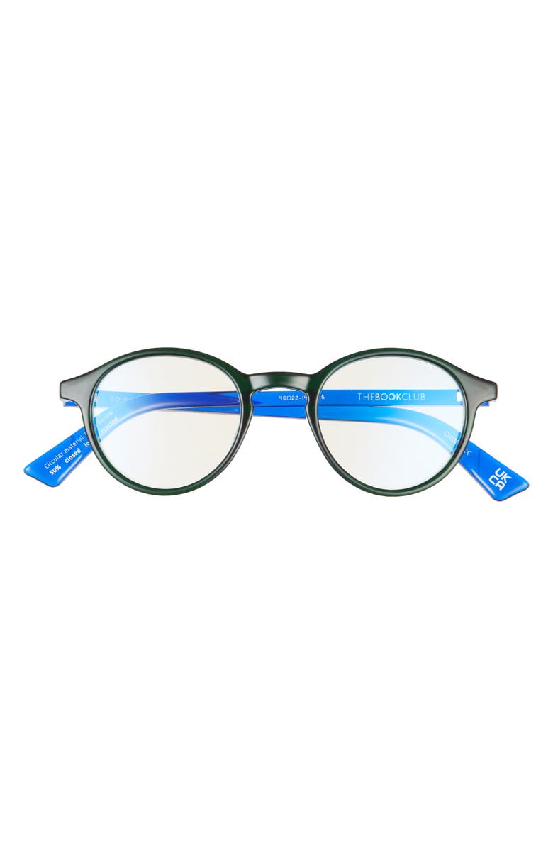 The Book Club So Rando 46mm Blue Light Blocking Reading Glasses, Main, color, 