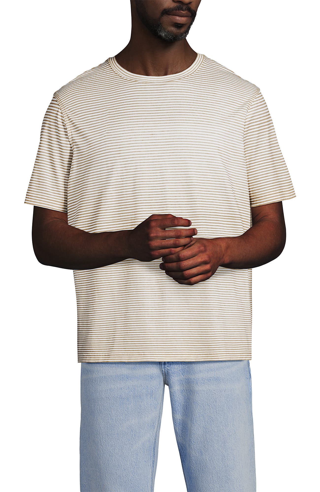 Champagne Micro Stripe
