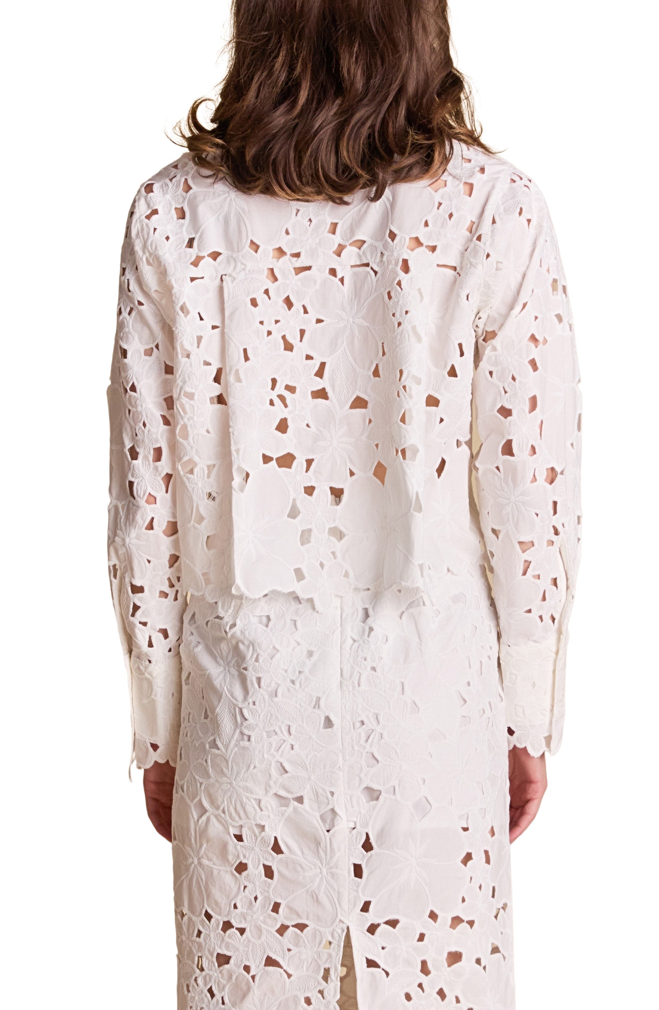 Cutout Button-Up Shirt - image 2