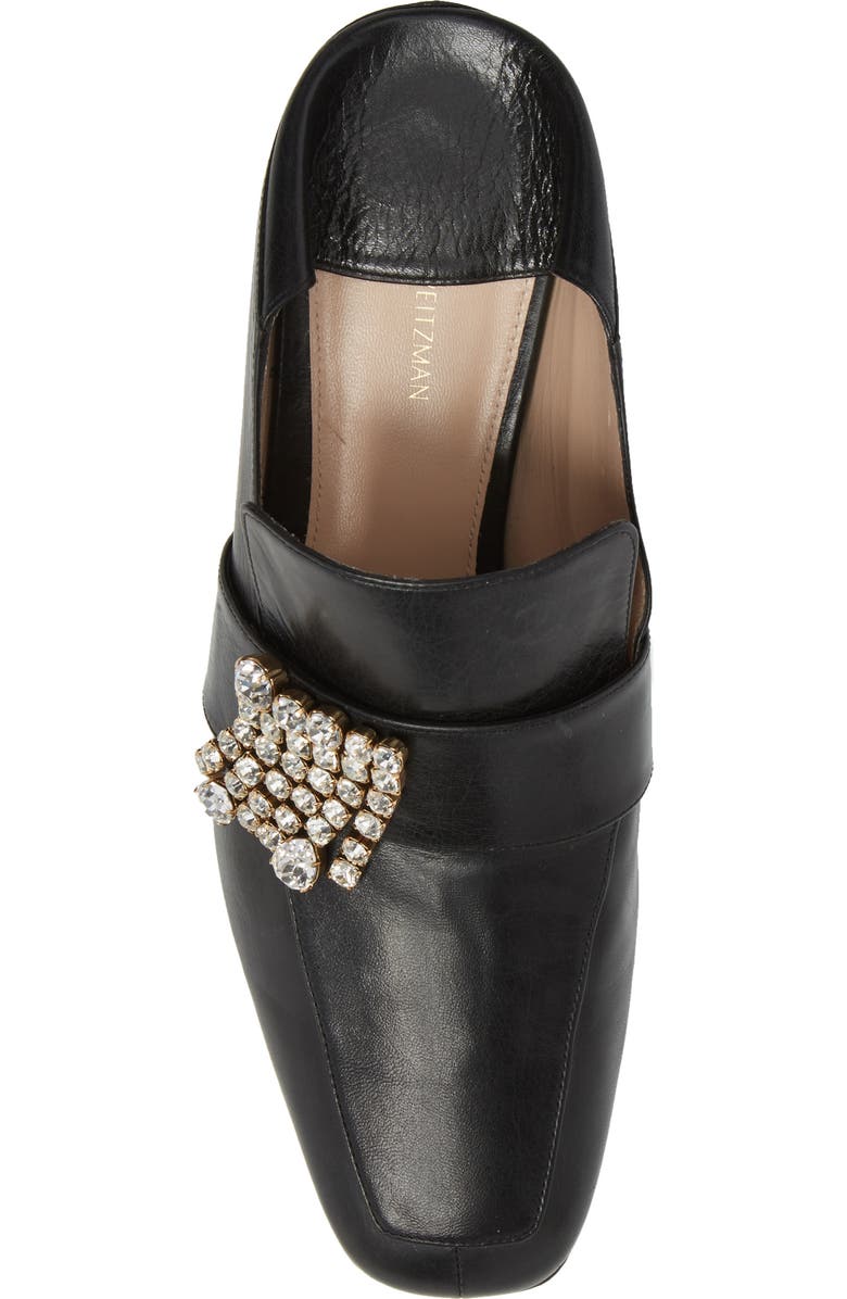 Stuart Weitzman Irises Embellished Loafer Pump, Alternate, color,