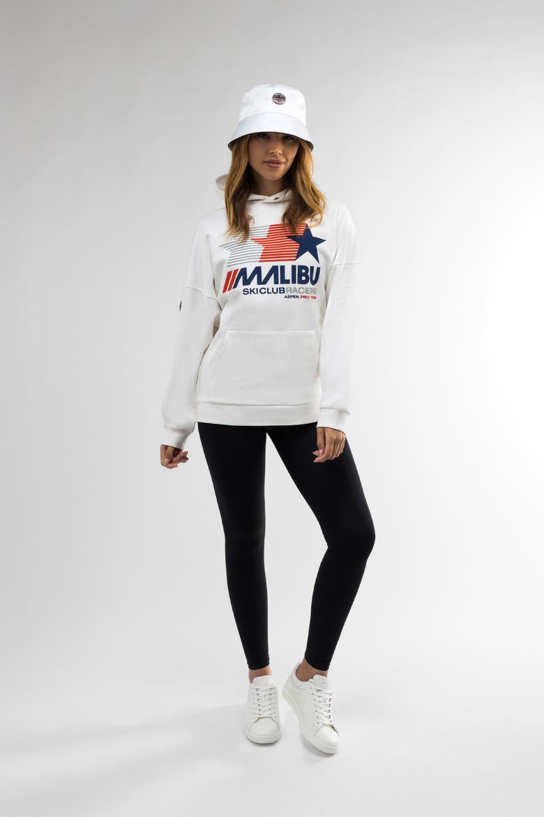 Malibu Racer Hoodie, Alternate, color, White