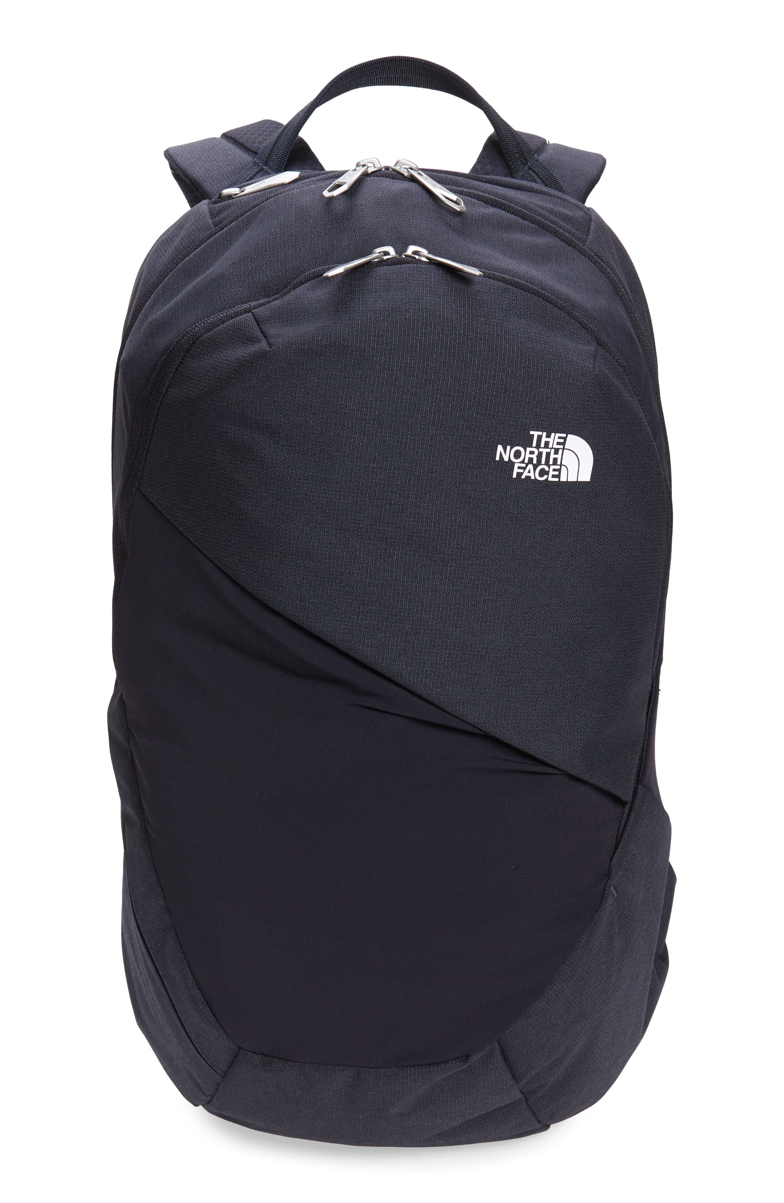 'Isabella' Backpack, Main, color, AVIATOR NAVY LT HTR/ TNF WHT