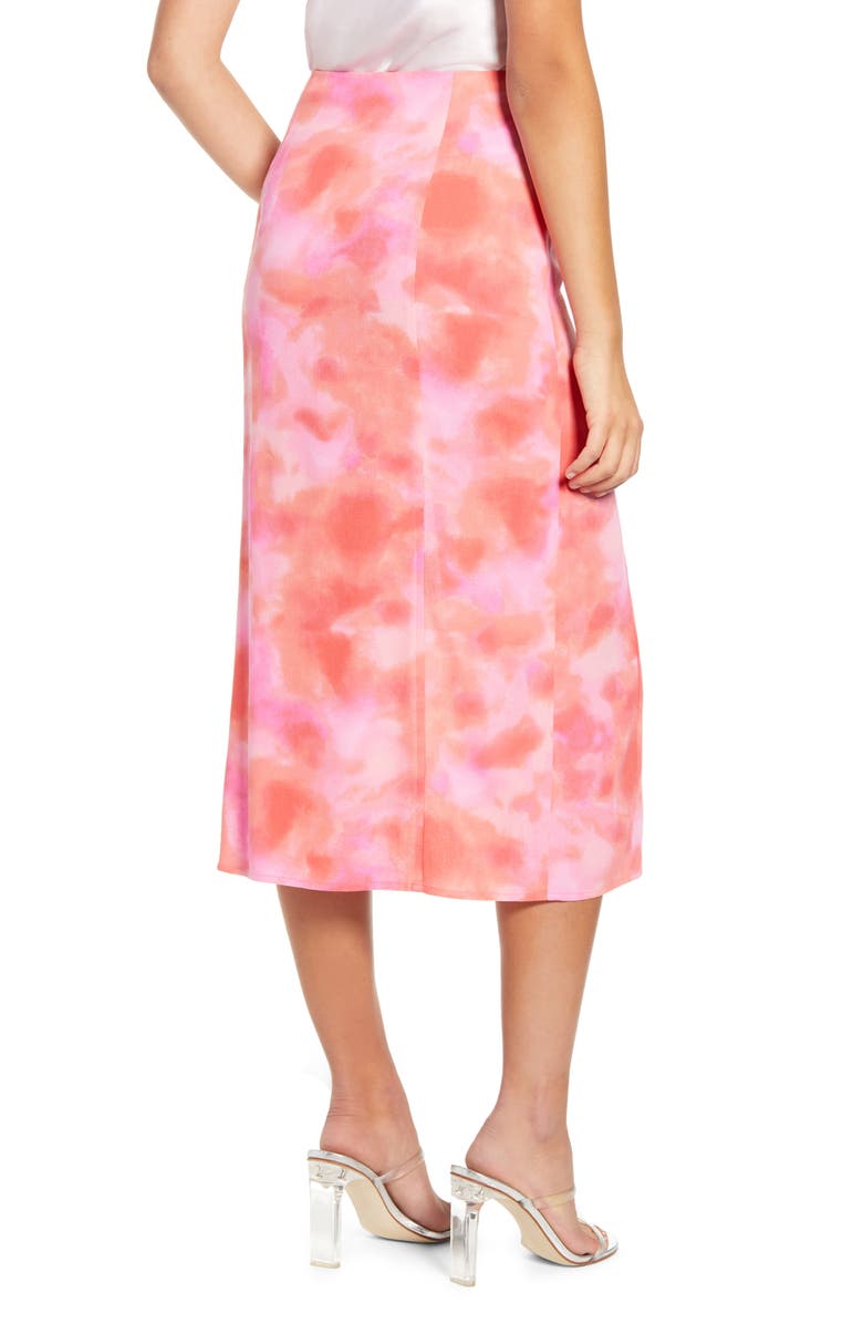 Leith Midi Skirt with Slit, Alternate, color, 