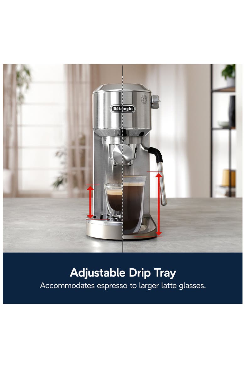 Dedica Duo Pump Espresso Machine, Alternate, color, METAL