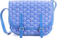 Pre-Owned Goyard Belvedere Messenger Bag Coated Canvas with Leather PM