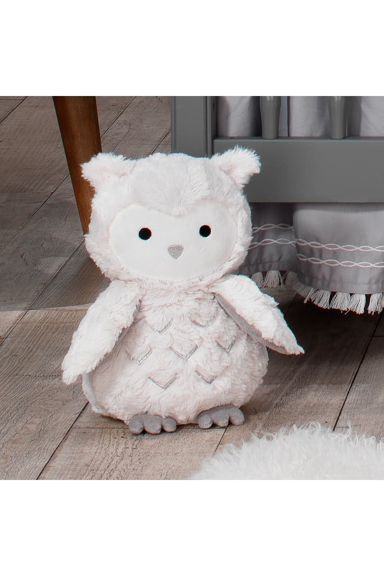 Luna Plush Owl Stuffed Animal - Luna, Alternate, color, White