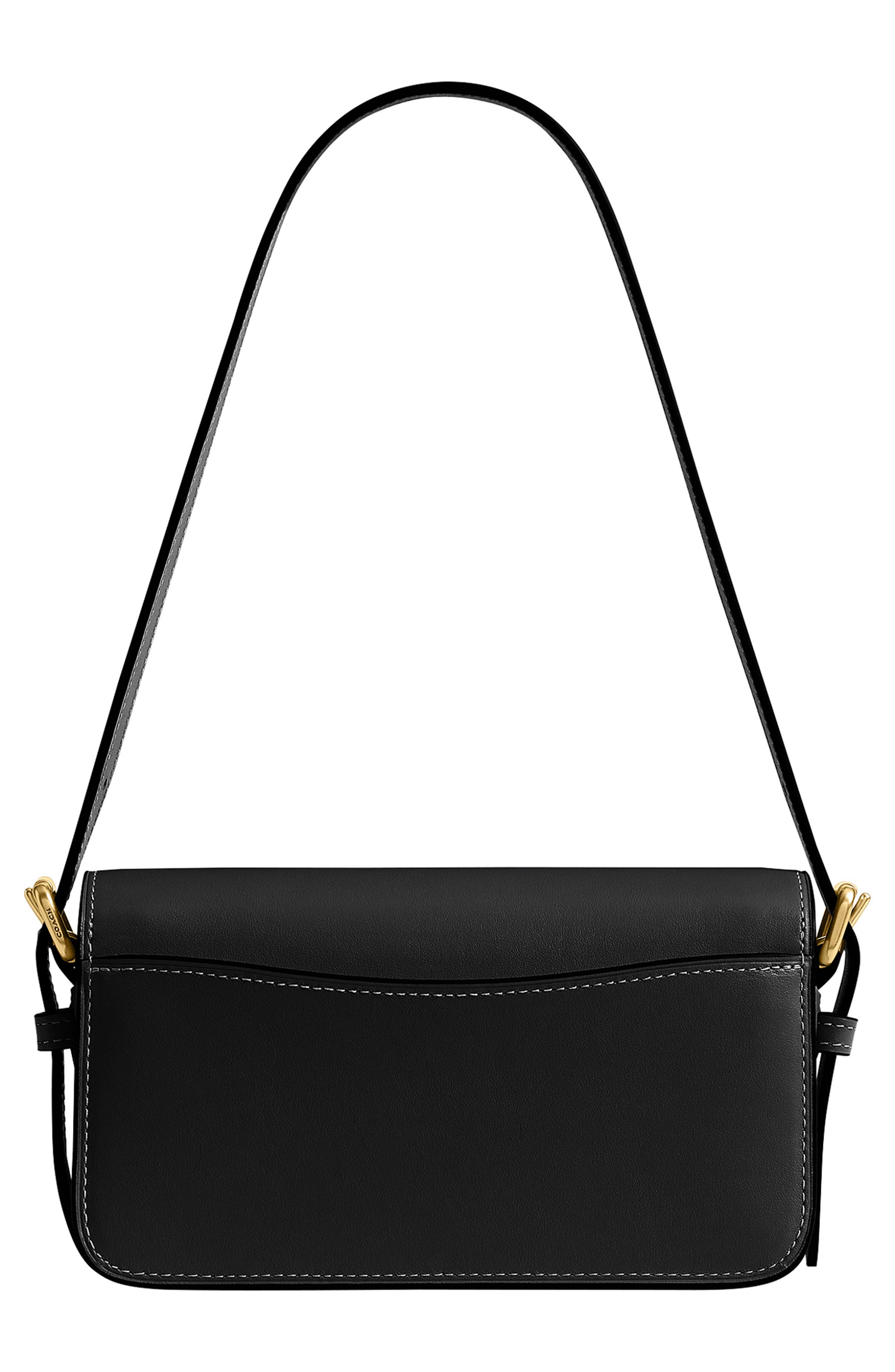 COACH Zoe Refined Calf Leather Shoulder Bag, Alternate, color, 