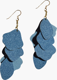Nickel & Suede Florence Earrings