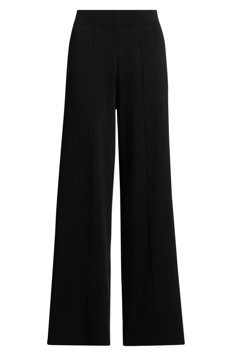 Tahari ASL Wide Leg Sweater Pants, Main, color, Black