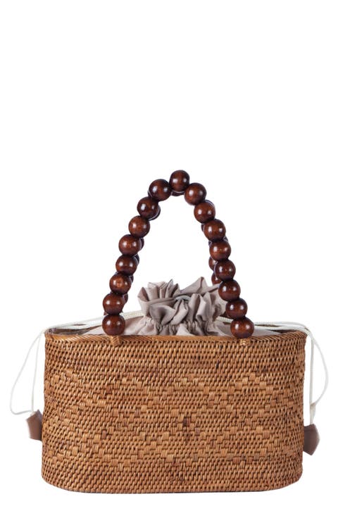 Tatia Bead Handle Bag