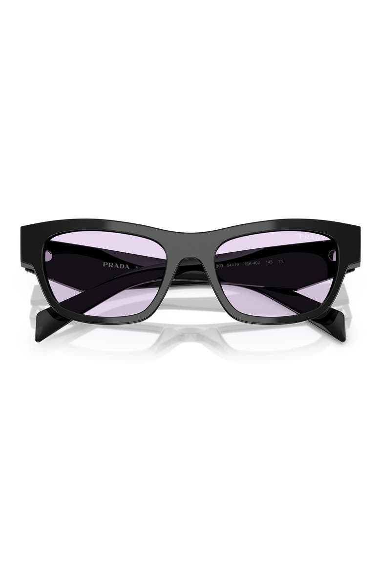 52mm Butterfly Polarized Sunglasses, Alternate, color, VIOLET