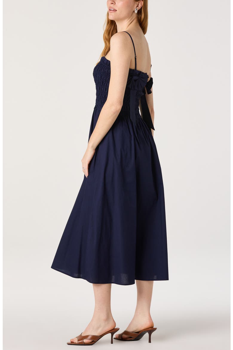 Harper A-Line Dress, Alternate, color, NAVY