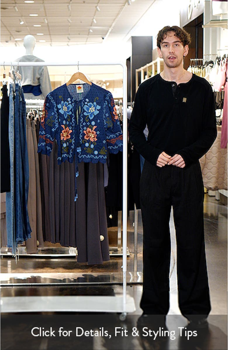 Stitched Garden Cover-Up Top, sales video thumbnail