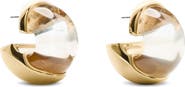 Kate Spade New York glow up chunky huggie hoop earrings