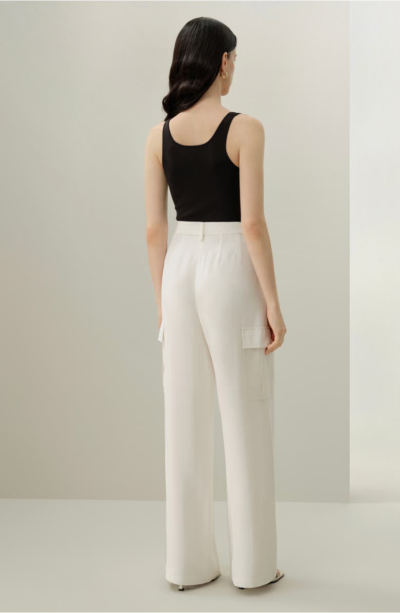 Lilysilk Milano Knit Silk Viscose Tank Top, Alternate, color, Black