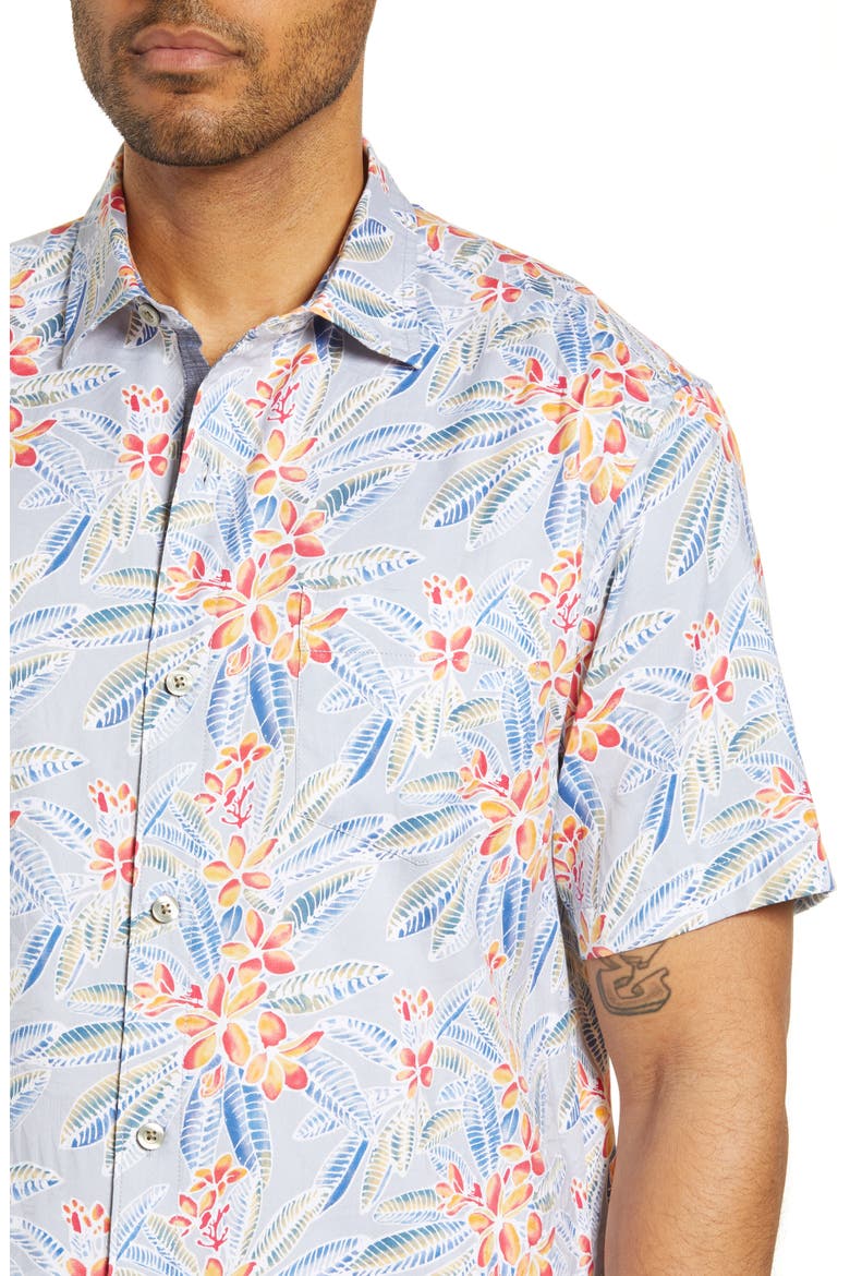 Florence Flora Classic Fit Short Sleeve Button-Up Shirt, Alternate, color, FEATHERSTONE