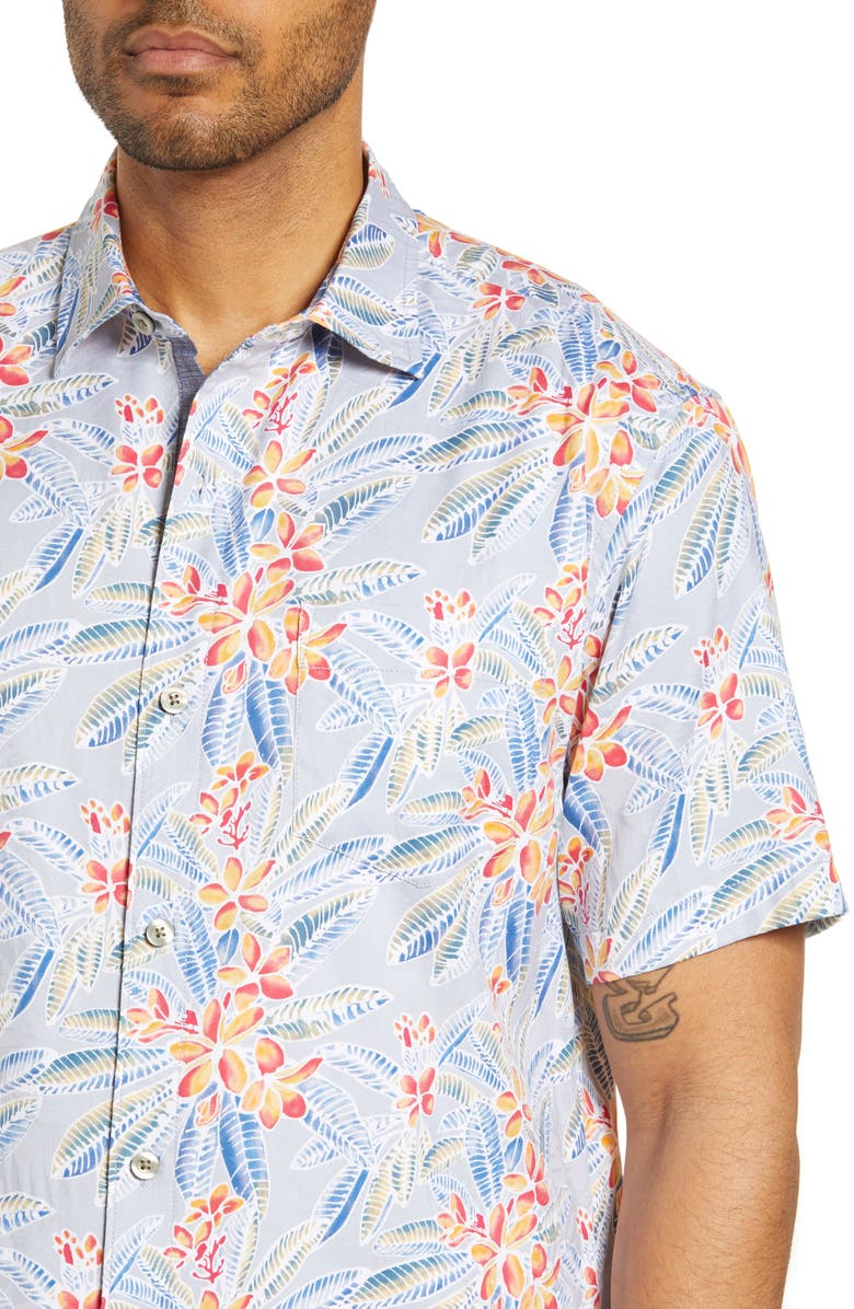 Tommy Bahama Florence Flora Classic Fit Short Sleeve Button-Up Shirt, Alternate, color,