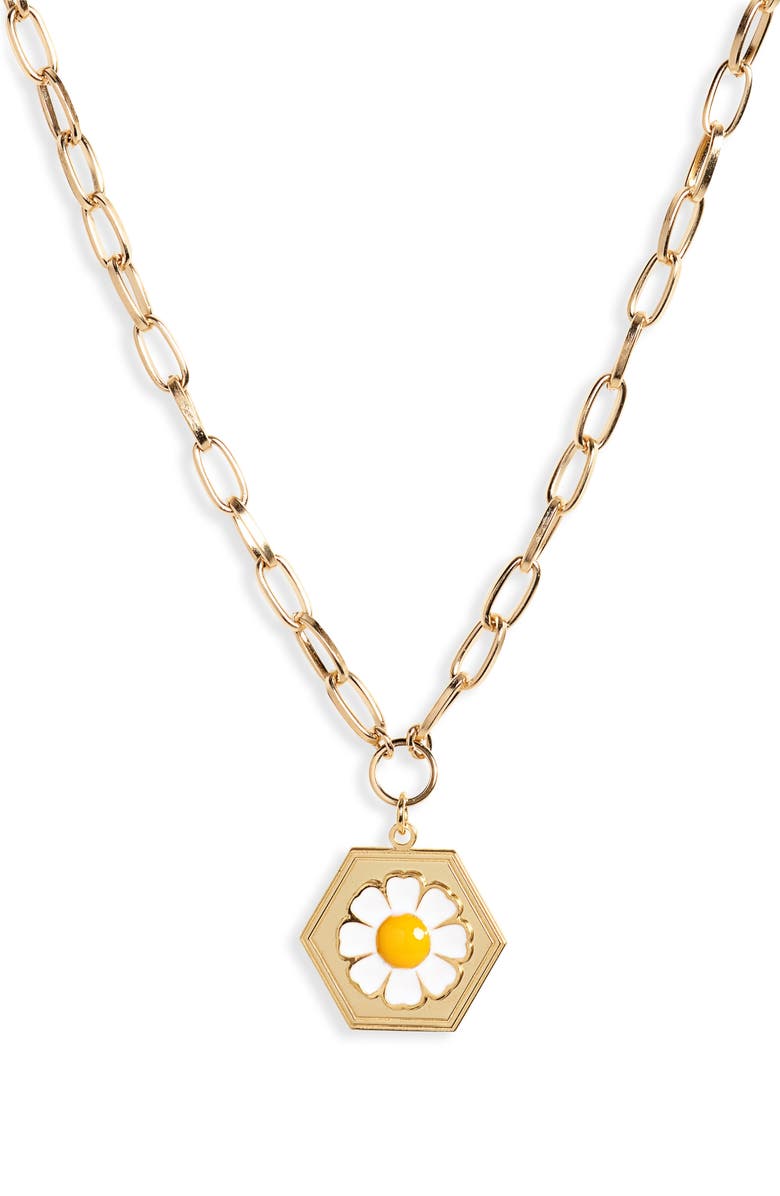 Wilhelmina Garcia Charm Necklace, Main, color, 