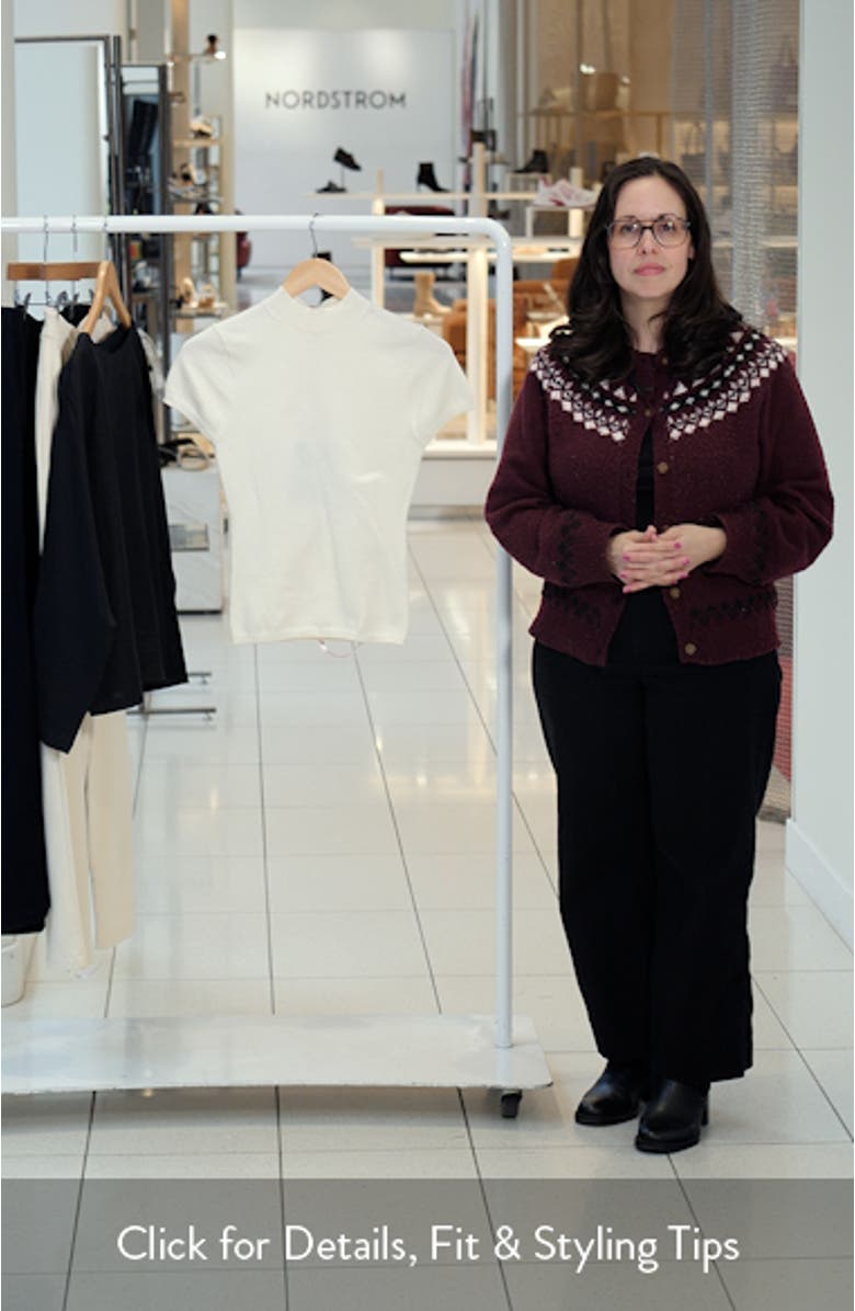 Tamra Short Sleeve Sweater, sales video thumbnail