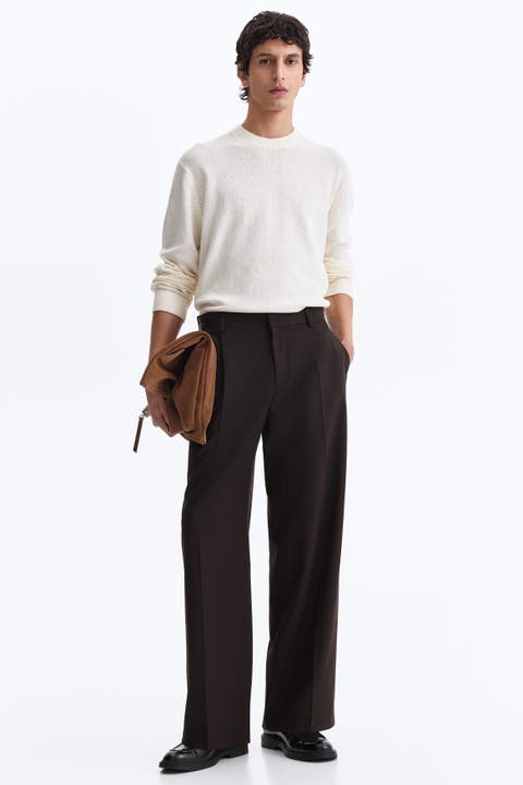 Loose Fit Tailored Trousers