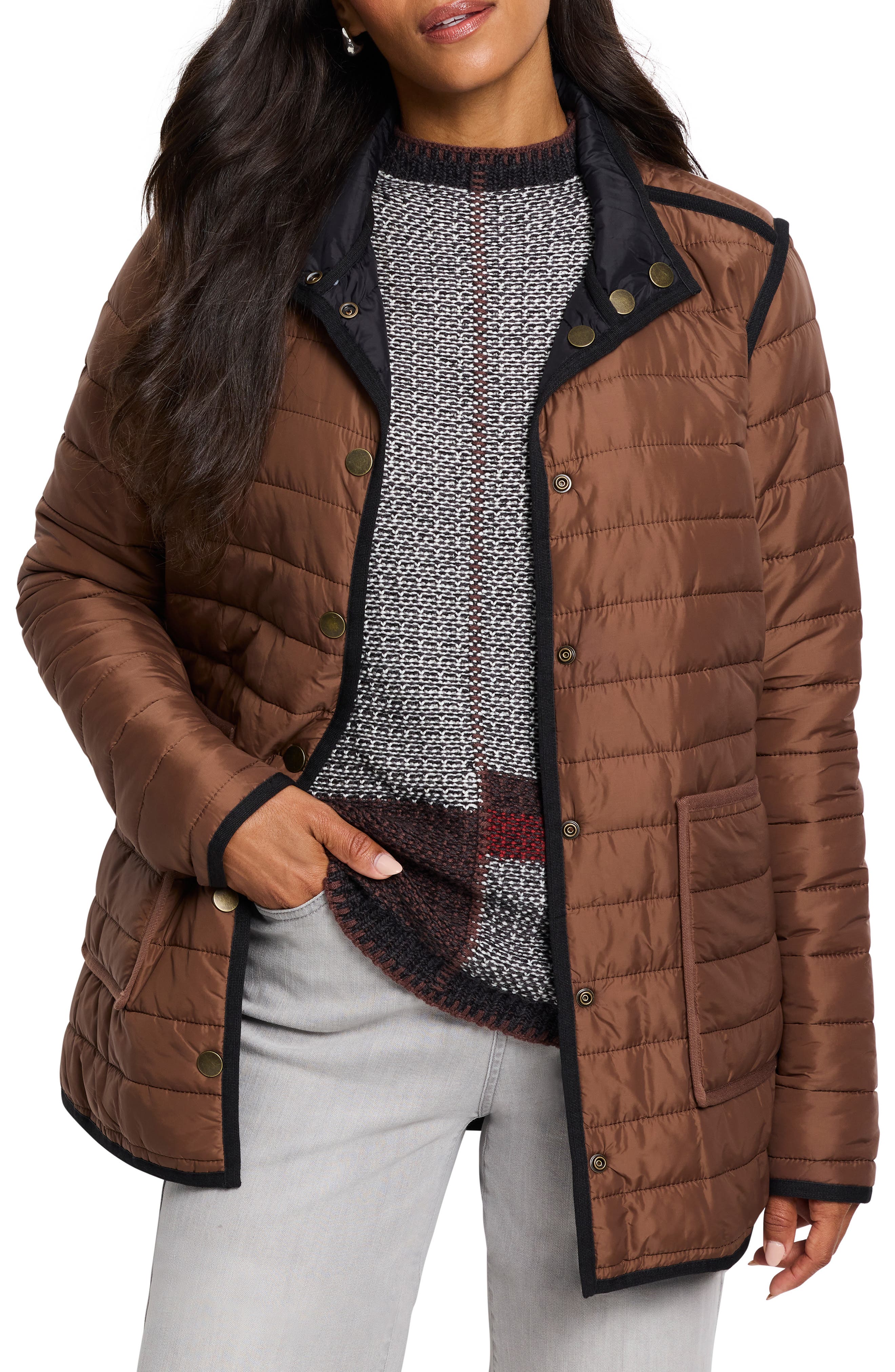 NIC+ZOE Allovette Reversible Quilted Jacket