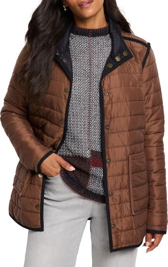 ジャケット・アウター REVERSIBLE PADDED NO COLLAR ZIP JACKET Interlink Ribbed Princess Seam Performance Jacket – 90