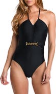 L
AGENCE Leila Halter One-Piece Swimsuit