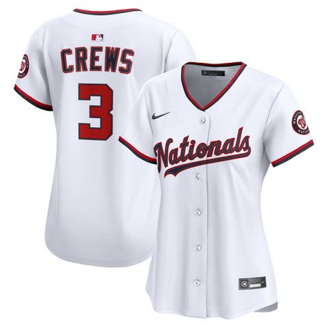 Women's Nike Dylan Crews White Washington Nationals Home Limited Player Jersey