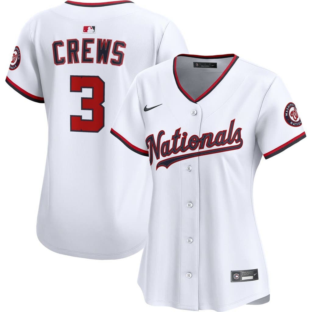 Nike Dylan Crews White Washington Nationals Home Limited Player Jersey