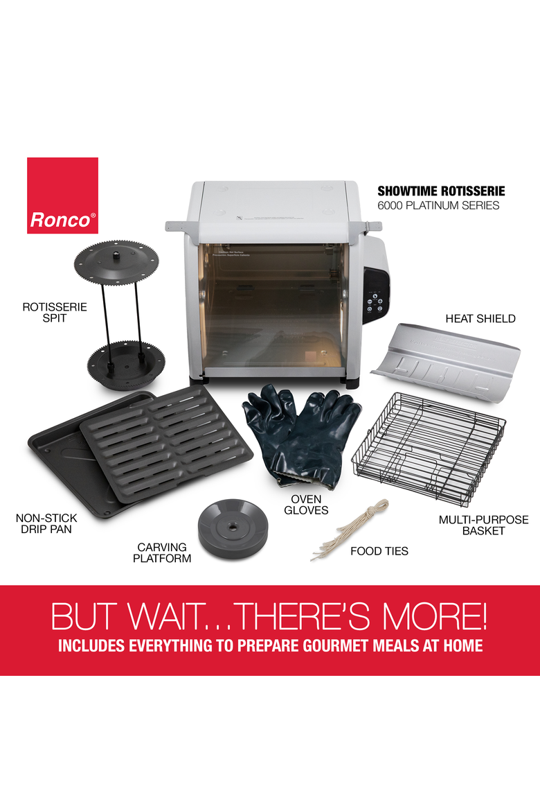 6000 Platinum Series Rotisserie Oven, Alternate, color, Silver