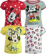 Disney Minnie Mouse Mickey Mouse & Friends 4-Pack T-Shirts