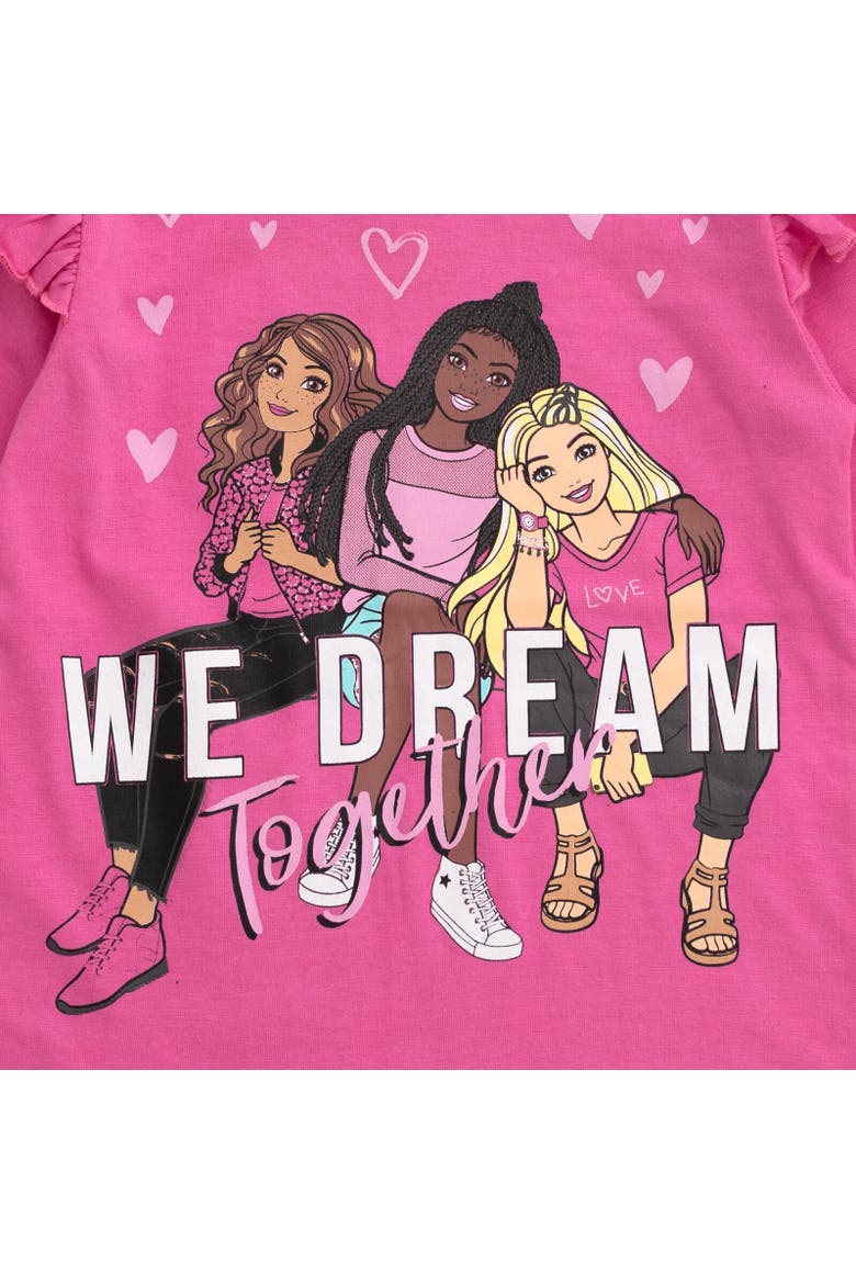 2-Pack Long Sleeve T-Shirts, Alternate, color, Pink / Black