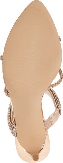 Camina Crystal Strap Slide Sandal