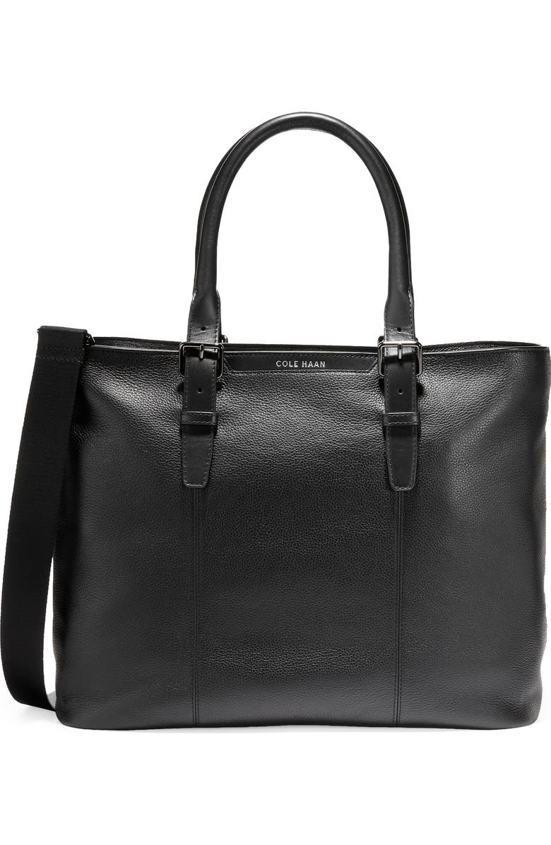 Cole Haan Grand Series Triboro Leather Tote, Main, color,