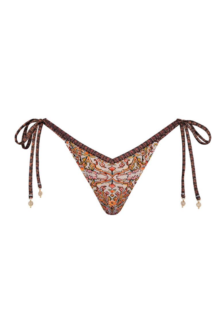 Sofia Bikini Bottom, Main, color, Brown Mosaic