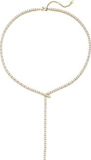 Nadri Cubic Zirconia Tennis Y-Necklace