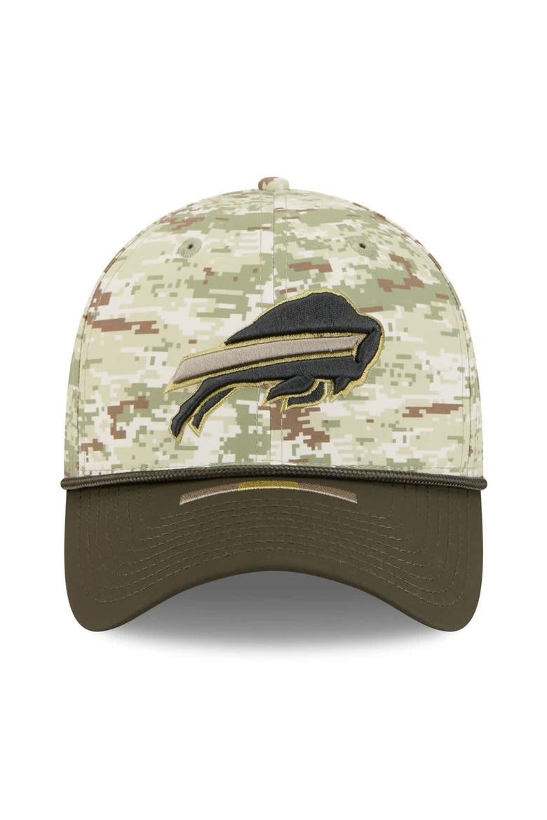 Men's New Era  Camo Buffalo Bills 2025 Salute to Service 39THIRTY Flex Hat, Alternate, color, Camo