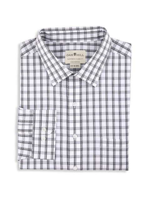 Big & Tall Medium Plaid Dress Shirt