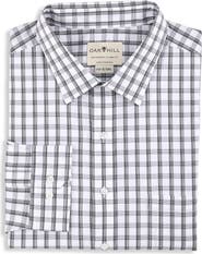 Oak Hill by DXL Big & Tall Medium Plaid Dress Shirt