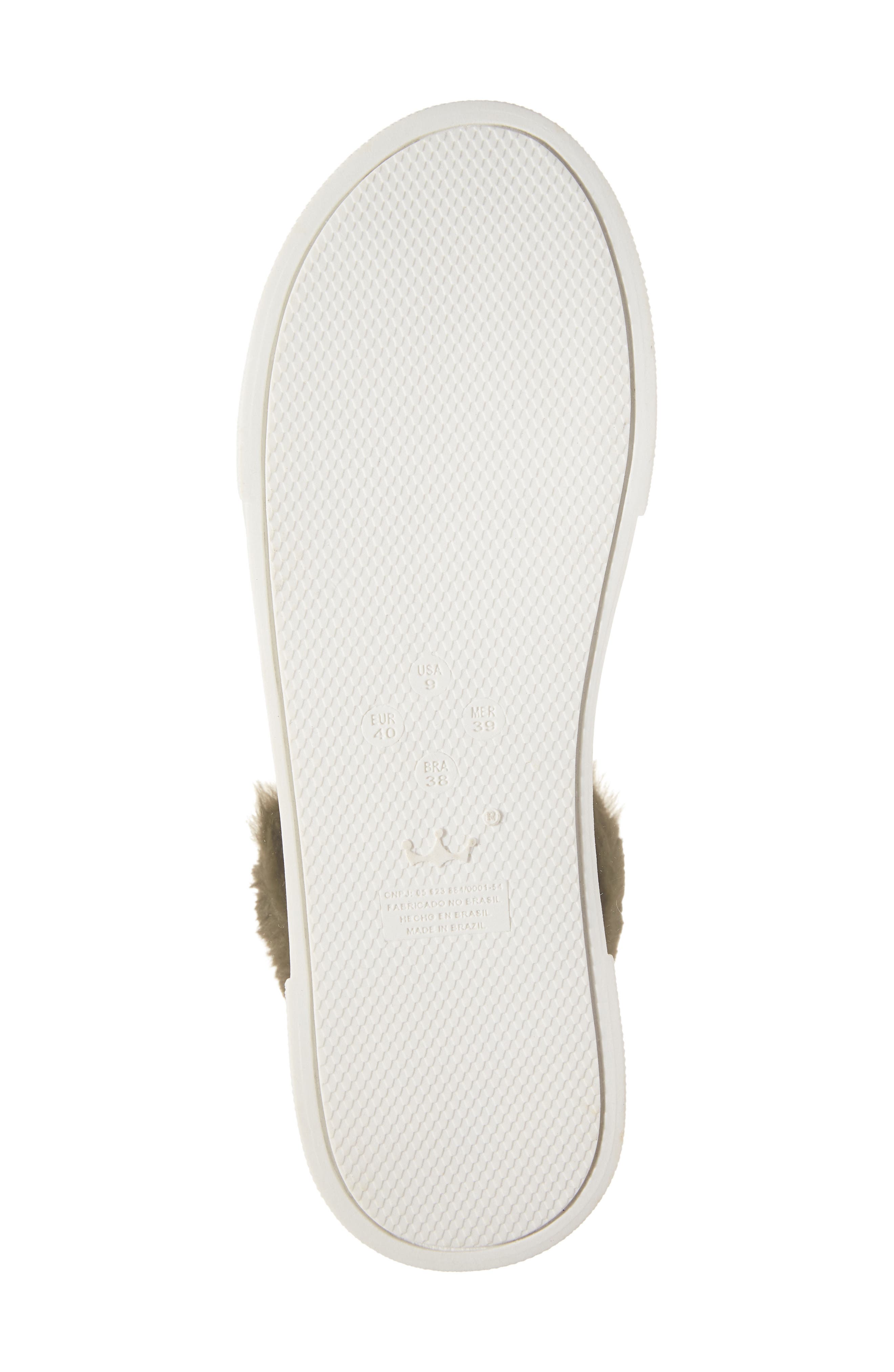 Love Rio Debbie Faux Fur Zip Sneaker, Alternate, color, Hunter Green